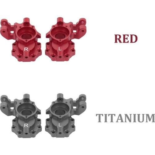 Black Sliver Aluminum Front Steering Knuckle for 1/10 Traxxas TRX-4 RC Crawler