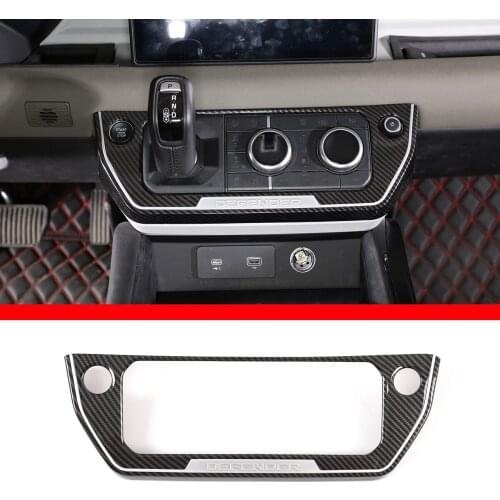 For 2020-2022 Land Rover Defender 90 110 Car Central Control Air Conditioning Mode Button Frame Sticker Interior Accessories
