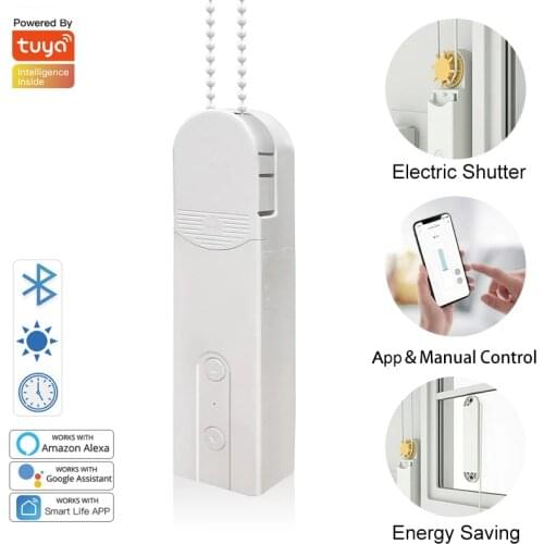 Smart Chain Roller Blinds Electric Curtaim Motor Solar Shutter Drive Curtain Motor Bluetooth Connection Smart Life APP Cotrol