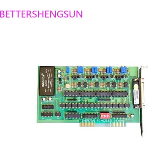Data acquisition card PC6322 optically isolated 4 independent analog output 8-bit resolution