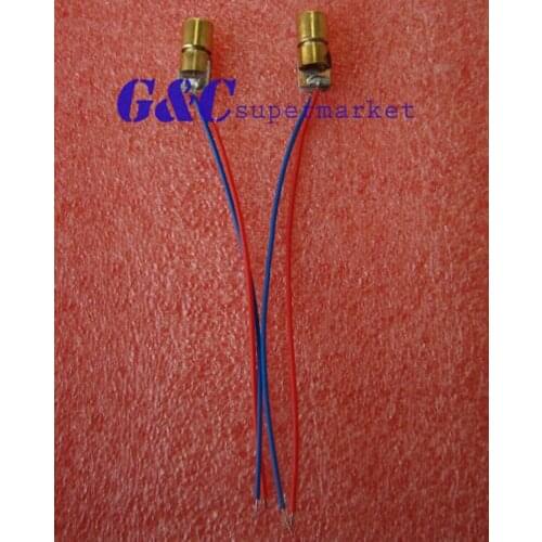 10pcs 5V red laser head laser diode copper tube 650NM 6MM