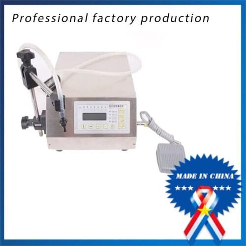 9.19 GFK-160 5-3500ml 110V/220V Digital Control Pump Drink Water Liquid Filling Machine