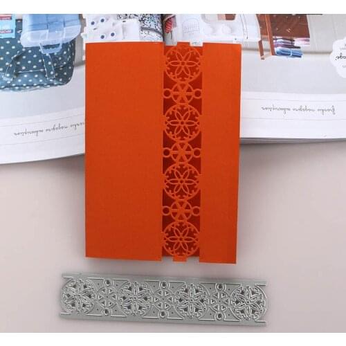 DUOFEN METAL CUTTING DIES 2020 Christmas border stencil for DIY papercraft projects Scrapbook Paper Album