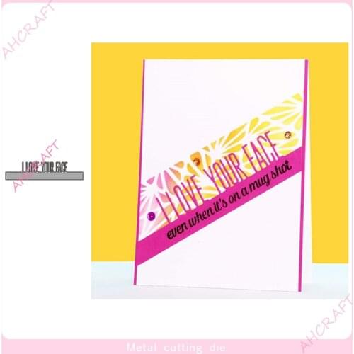 English Words Lace Metal Cutting Dies for DIY Scrapbooking Photo Album Decorative Embossing Paper Card Crafts Die 2021