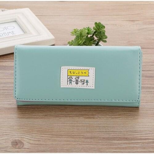 New Cartoon Printed Womens Wallets Coin Purse Pocket Mini Cute Girls Wallet Cards ID Holder Ladies Purses Women Money Bag Pocket