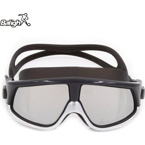 Balight Swimming Goggles Comfortable Silicone Large Frame Swim Glasses Anti-Fog UV Men Women Swim Mask Waterproof