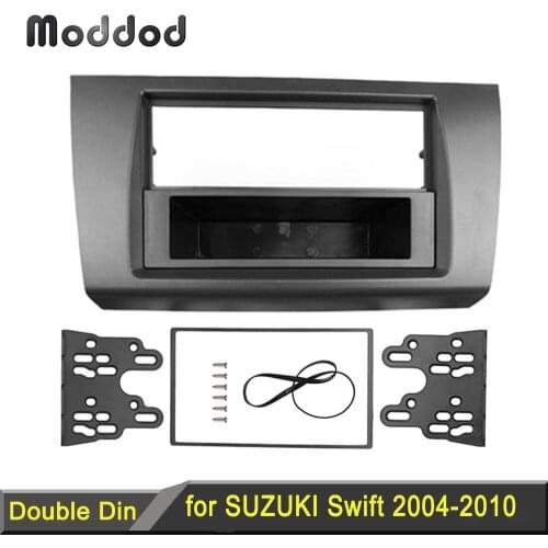 1 Din Audio Fascia for Suzuki Swift 2004-2009 Radio DVD Stereo Panel Dash Mount Installation Aftermarker Trim Kit Frame