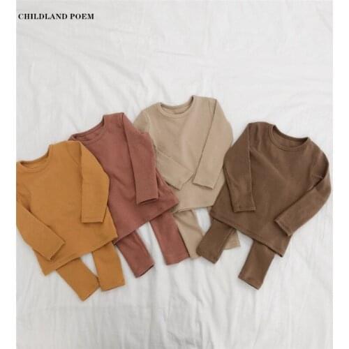 Baby Kids Pajamas Set 100% Cotton Toddler Children Girls Boys Nightwear Pyjamas Kids Infant Baby Kids Pijamas Sleepwear Outfit