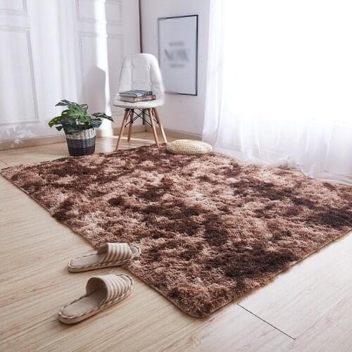 Plush Rug Children Bed Room Fluffy Floor Carpets Window Bedside Home Decor Rugs Soft Velvet Mat Carpet for Living Room