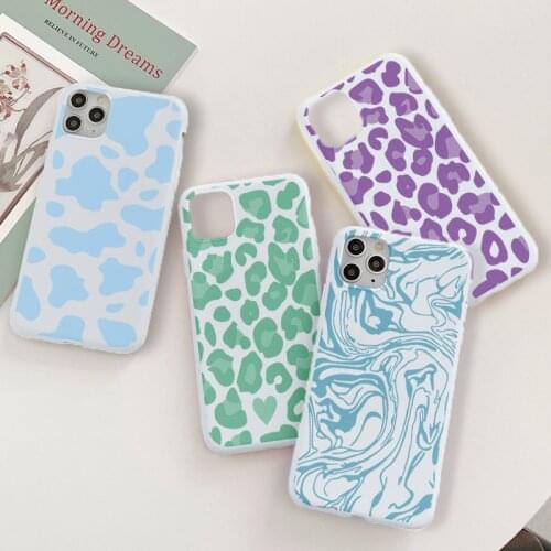 Luxury Color Leopard Painted Case For Huawei nova 5t Y7 2019 Honor 10i Mate 20 Lite P Smart Z 2019 P30 P20 P40 Lite E Pro Covers