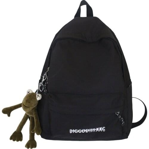 School bag male Korean high school backpack middle school student junior high school student female backpack trend school bag