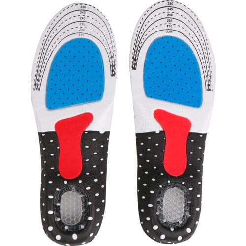 1Pair Foot Silicone Gel Insoles Pads Orthotic Arch Support Shoe Pad 35-40 yards LX9F