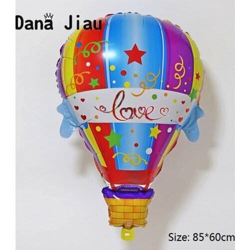 85*60cm LOVE hot air balloon birthday party aluminium foil baloons wedding spot decations christmas gift ball school event balon