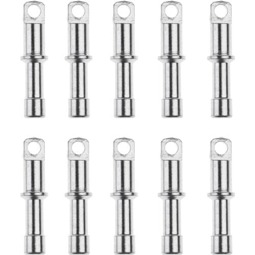 10 Pieces Aluminium Alloy Rod End Plugs Tent Pole Replacement Accessories (End Tips, Suits for 8.5mm Poles)