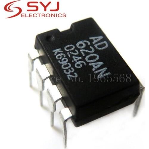 1pcs/lot AD620ANZ AD620AN AD620A AD620 DIP-8 In Stock