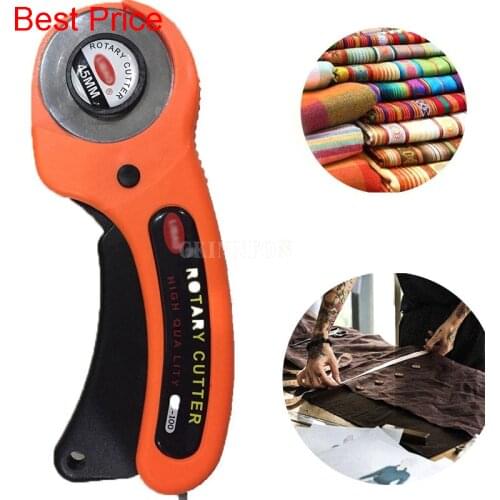 100Pcs/Lot Hot Stylish High Quality 45mm Rotary Cutter Premium Quilters Sewing Quilting Fabric Cutting Craft Tool
