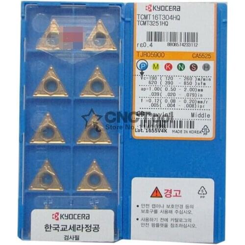 Free shopping! 10PCS TCMT16T304-HQ CA5525 lathe cutting tools CNC blade alloy carbide cutting tool carbide inserts