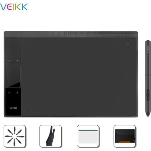 VEIKK A30 Graphics Drawing Tablet with 8192 Levels Battery-Free Pen - 10" x 6" Active Area Computer Peripherals