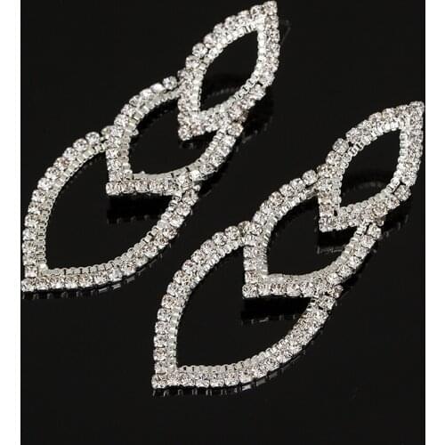 YFJEWE Classic Geometric Decoration Crystal Earrings For Woman Elegant Sparkling Rhinestone Earrings Jewelry Wedding Gifts E287