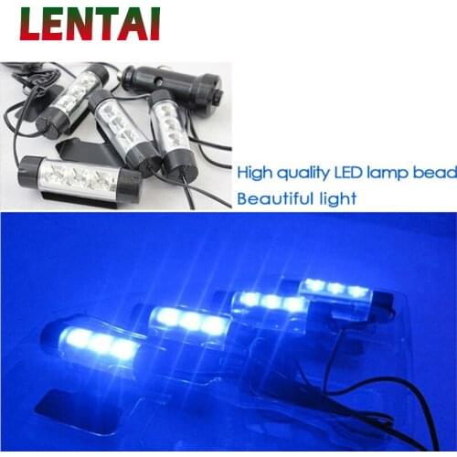 LENTAI For BMW e46 e39 e90 e60 e36 f30 f10 Ford focus 2 3 mk2 fiesta Abarth 1Set Car Interior LED Atmosphere Lamp Flexible Light