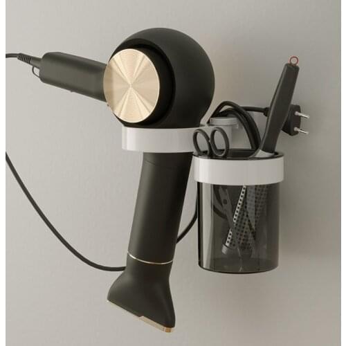 Hair Straightener Holder Storage Rack Bathroom Shelf Storage Accessories Hair Dryer Holder Rack Organizer Wall Mounted Dropship