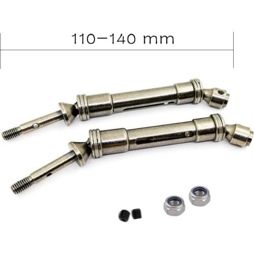 RC Car Upgrade Part Aluminum Alloy Front Rear Universal Drive Shaft CVD For 1/10 Scale Models Slash 4x4 S309