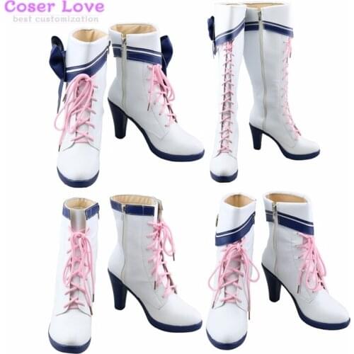 LoveLive Aquors after school arcade Game Takami Chika Watanabe You Ohara Mari Tsushima Yoshiko Kurosawa Ruby Cosplay Shoes Boots