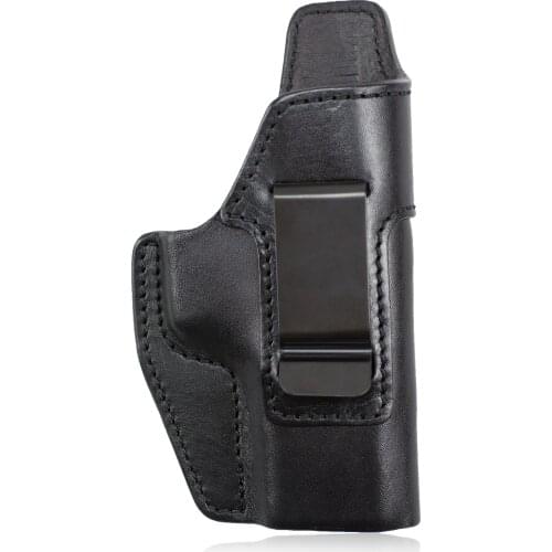 Gun&Flower Glock 19/23/32 Concealment IWB Holster Inside Pants Clip-On Pistol Italy Leather Holder Pouch