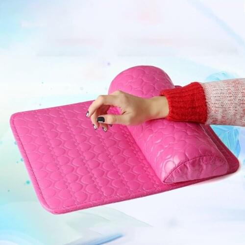 1pc Nail Art Pillow for Manicure Hand Arm Rest Pillow Cushion PU Leather Sponge Holder Soft Manicure Equipment Nail Salon Tools