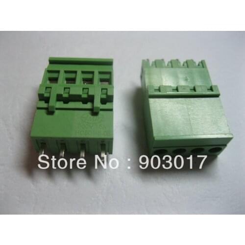 120 Pcs Per Lot 5.08A 5.08mm Straight 4 pin Screw Terminal Block Connector Pluggable Type 2EDCD-5.08A-2EDCV HOT Sale