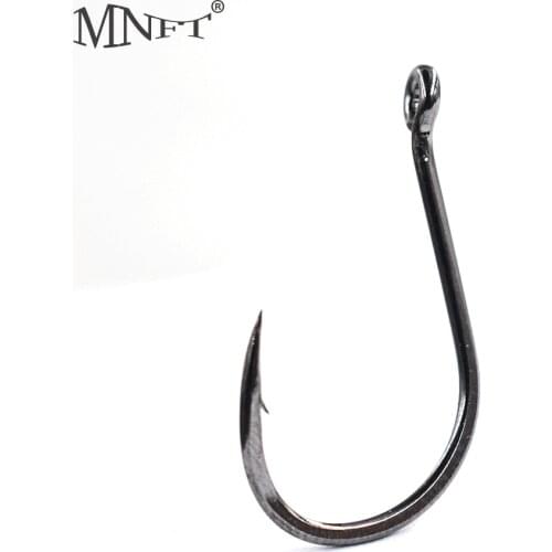 MNFT 50pcs/ Lot Carp Fishing Hook High Carbon Steel Fishing Hook Size #6 #10 #12 #15 Fishing Hooks Japan ISE Barbed Carp Eyed
