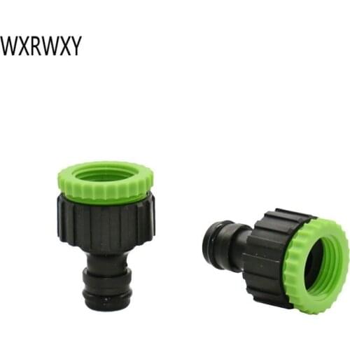 Female 1/2 3/4 Quick connector adapter American thread G3/4 G1/2 to 5/8" garden tap fittings Water gun watering connector 2 pcs