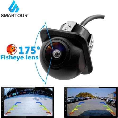 Smartour HD 175 Degree Fisheye Lens 1296*1080P Starlight Night Vision CVBS Front/Reverse Backup Camera For Android Car DVD Monit