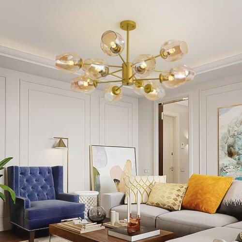 Modern LED Chandelier Lighting Nordic Dining Room Decoration Lamp Living Room Ceiling Chandeliers Deco Hanging Lighting Fixtures