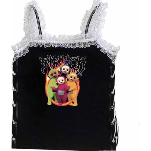 Y2k tops gothic Tops cute tops women y2k fashion y2k accessories vintage top y2k Tank Tops gothic top cute tops women