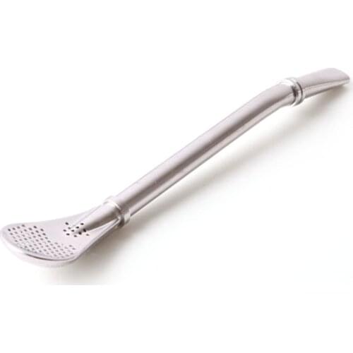 Drinking Straw Teaspoon Accessories Bombilla Gourd Yerba Mate Straws Stainless Steel Washable Bar Spoon