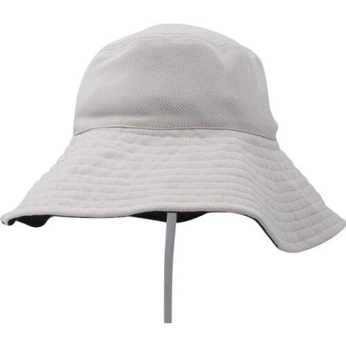 2019 New Mesh Sparsil Unisex Summer Bucket Hat Women Outdoor Sunscreen Cotton Fishing Hunting Cap Men Basin Sun Prevent Solid