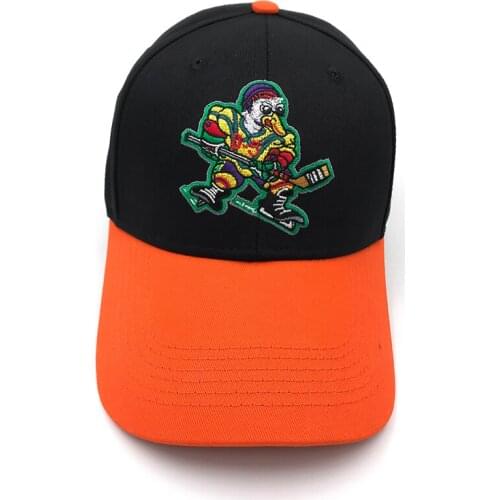 Cool Hockey high quality Cotton black Unisex Hats With A Logo BQM003