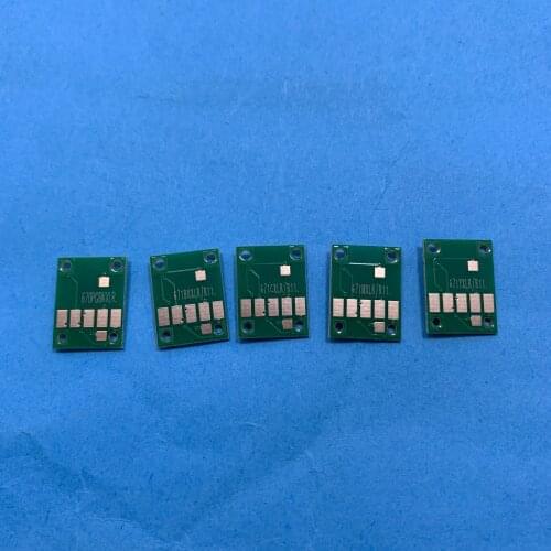 YOTAT 5pcs Permanent chip PGI-670 CLI-671 for Canon PIXMA MG5760 MG6860 TS6060 TS5060 MG6865 printer