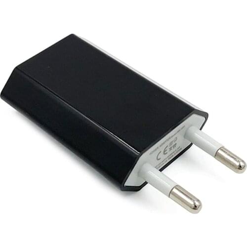 EU Plug USB Charger 5V 500mah 1A AC Wall USB Home Travel Power Charge Adapter For Apple IPhone Android Type-C Phone Charger