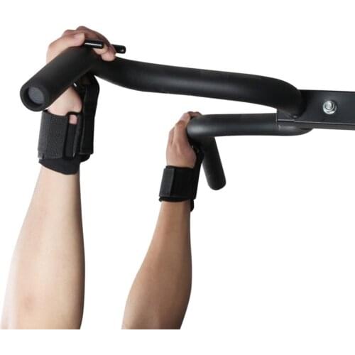 1 pair Training Wristband With Hooks Horizontal Bar Pull-up Help Hook Gym Fitness Arms Strength Wrist Support Grip Accessories