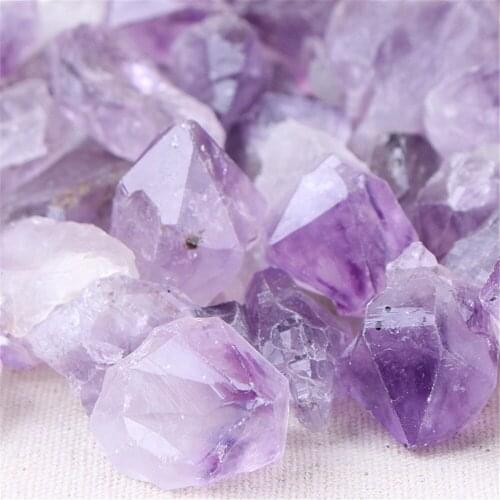 1PC Natural Amethyst Column Large Particle Bare Stone DIY Mineral Standard Material Original Stone Ore Sample Accessories