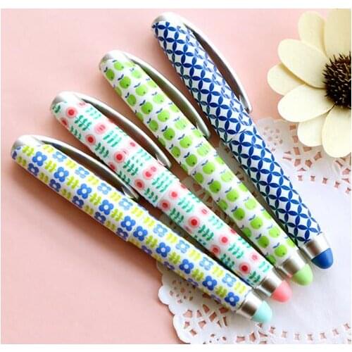 1PC Erasable Creative Mini Flower Design 0.5mm blue ink Gel pen stationery school supplies(tt-4375)