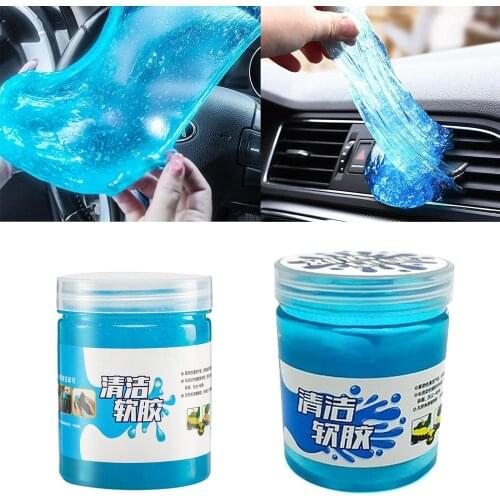 200g Super Auto Car Cleaning Pad Glue Powder Cleaner Interior Air Vent Cleaner Laptop Computer Keyboard Dust Remover Clean Tool