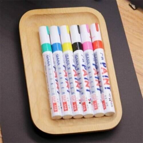 Car Styling Colorful Waterproof Pen Car Tyre Tires Pen Paint Permanent Tread Markers CD Graffiti Oily Metal Marker Z1A5