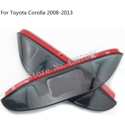 Rear Rearview Side Mirror Trim Frame Rain Shield Sun Shade Eyebrow For Toyota Vios/Yaris sedan 2014 2015 2016