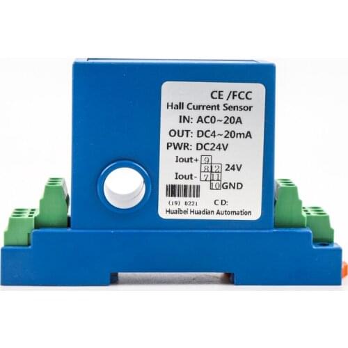 Hall current sensor closed loop DC current transmitter AC 0-100A current transducer 420ma