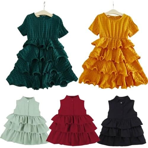 Girl Summer Dress Unicorn Birthday Party Kids Baby Dress Beach Casual Princess Tulle Costume 1 10T Short Sleeve Lace Vestido