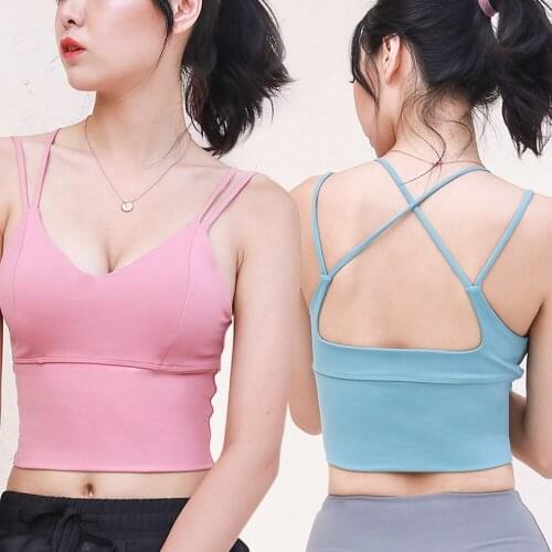 Women Push Up Seamless Sports Bra Female Workout Sport Top Crop High Impact Fitness Wear For Yoga Gym Brassiere Tank Sports Wear