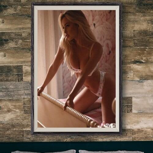E286 Emma Kotos Sexy Model Movie Star Wall Silk Cloth Poster Art Home Decoration Gift